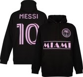 Miami Messi 10 Team Hoodie - Zwart - Kinderen - 140