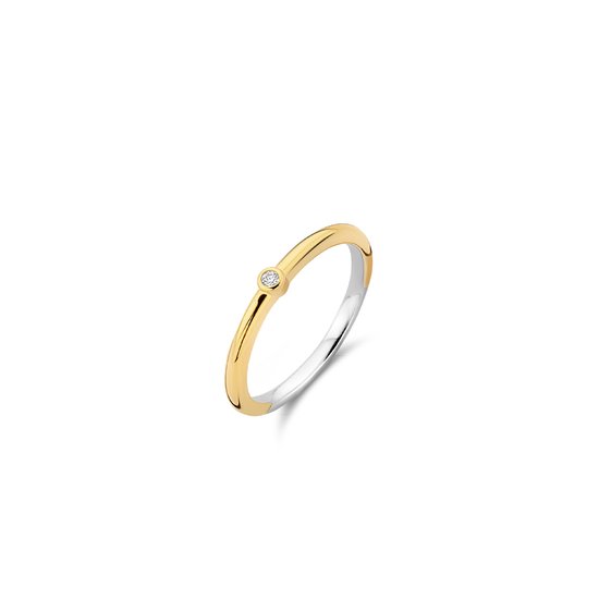 TI SENTO Ring 12249ZY - Zilveren dames ring - Maat 56