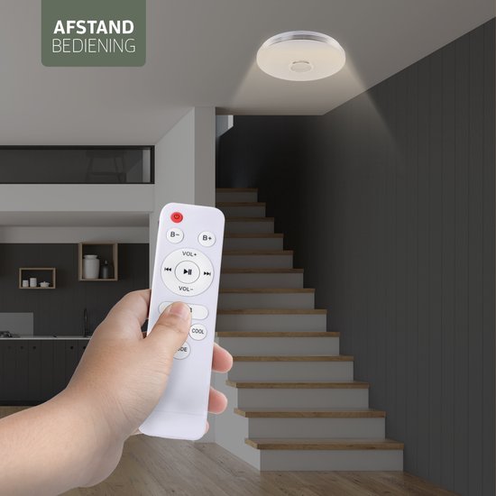 RGB plafondlamp Realta met afstandsbediening van Trio kopen