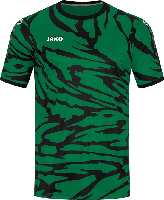 JAKO Shirt Animal Korte Mouwen Groen-Zwart Maat L