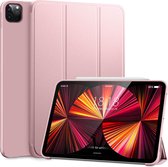 IPS - Hoes voor Apple iPad 2022/2020 10.9-inch / Pro 11-inch (2020/2021/2022) - Smart Cover Folio Book Case – Licht Roze - iPad Hoesje - iPad Case - iPad Hoes - Autowake - Magnetisch - Tri-fold - Tablethoes - Smartcase