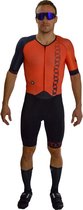 TriTiTan Titanium Pro Triathlon Speedsuit Unisex - Trisuit - Oranje - 2XS