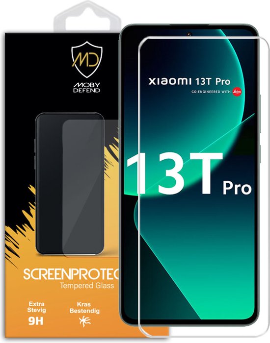 Xiaomi 13T/13T Pro Tempered Glass Screen Protector - Case Friendly