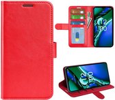 Nokia G42 Hoesje - MobyDefend Wallet Book Case (Sluiting Achterkant) - Rood - GSM Hoesje - Telefoonhoesje Geschikt Voor Nokia G42