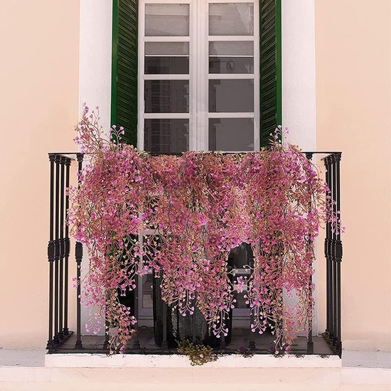 thumbnail: Kersenbloesem Slinger 6 Stuks - 1,8m Roze Kunstbloemen Voor Decoratie