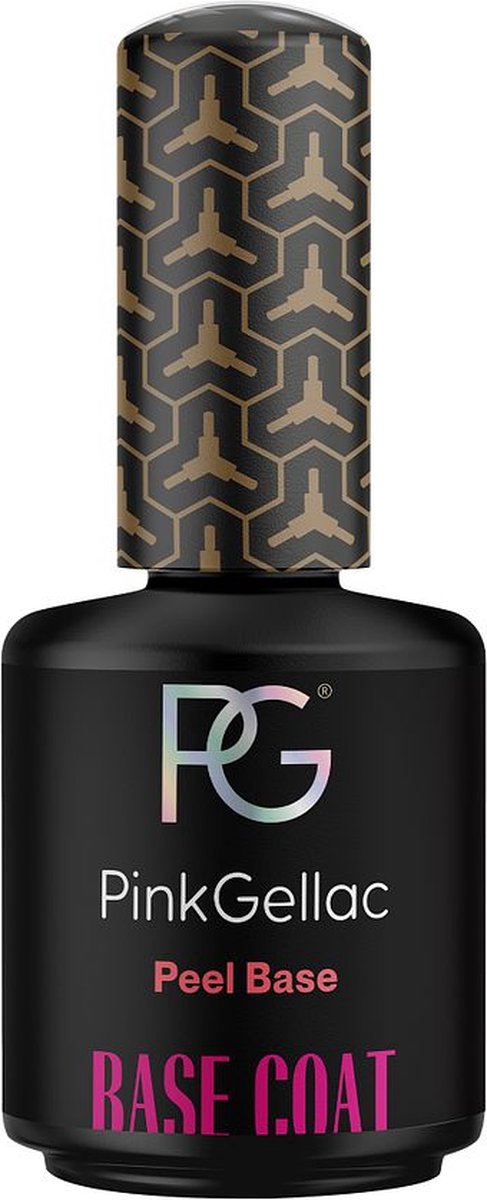 Pink Gellac Peel Off Base Coat Gellak 15ml - Gel Nagellak voor Gelnagels - Peel off Gel Lak - Transparant