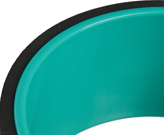 yoga wiel - set van 3 - Ø 33, 26,5, 17 cm - 2 yogariemen - pilates - kunststof van SensoLife — afbeelding 5