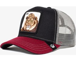 Goorin Bros Cap - King - Circwool Of Life - Black Red - One Size - Trucker Cap - Pet Heren - Petten - Caps