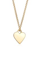 Elli Dames Halsketting Dames hart plaatje hanger filigraan in 925 sterling zilver