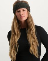 Poederbaas haarband One Size - donkergrijs, haarband met fleece, poederbaas haarband, haarband voor wintersport