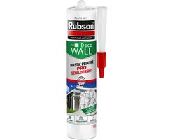 Rubson Schilderskit Pro 280 ml Bouwkit – Acrylaatkit – Direct Overschilderbaar – Professionele Kwaliteit voor Schilderwerk – Voor Naden & Kieren Binnen en Buiten