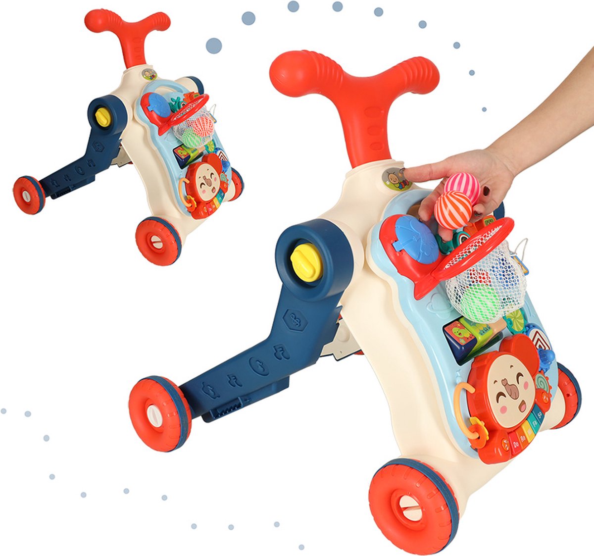 Playos® - Marcheur et table - 5 en 1 - avec son - Jouets Éducatif pour bébé  - Trotteur