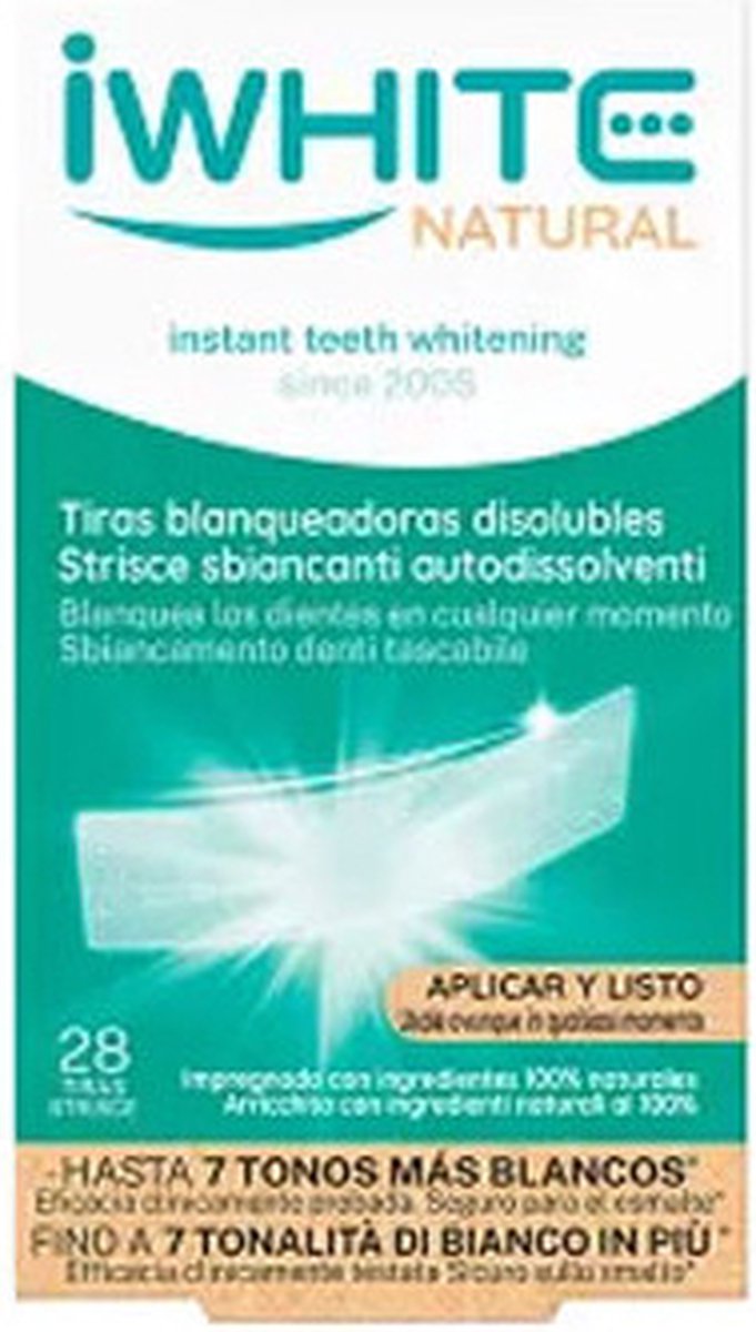 Iwhite Natural Whitening Strips 28 Units