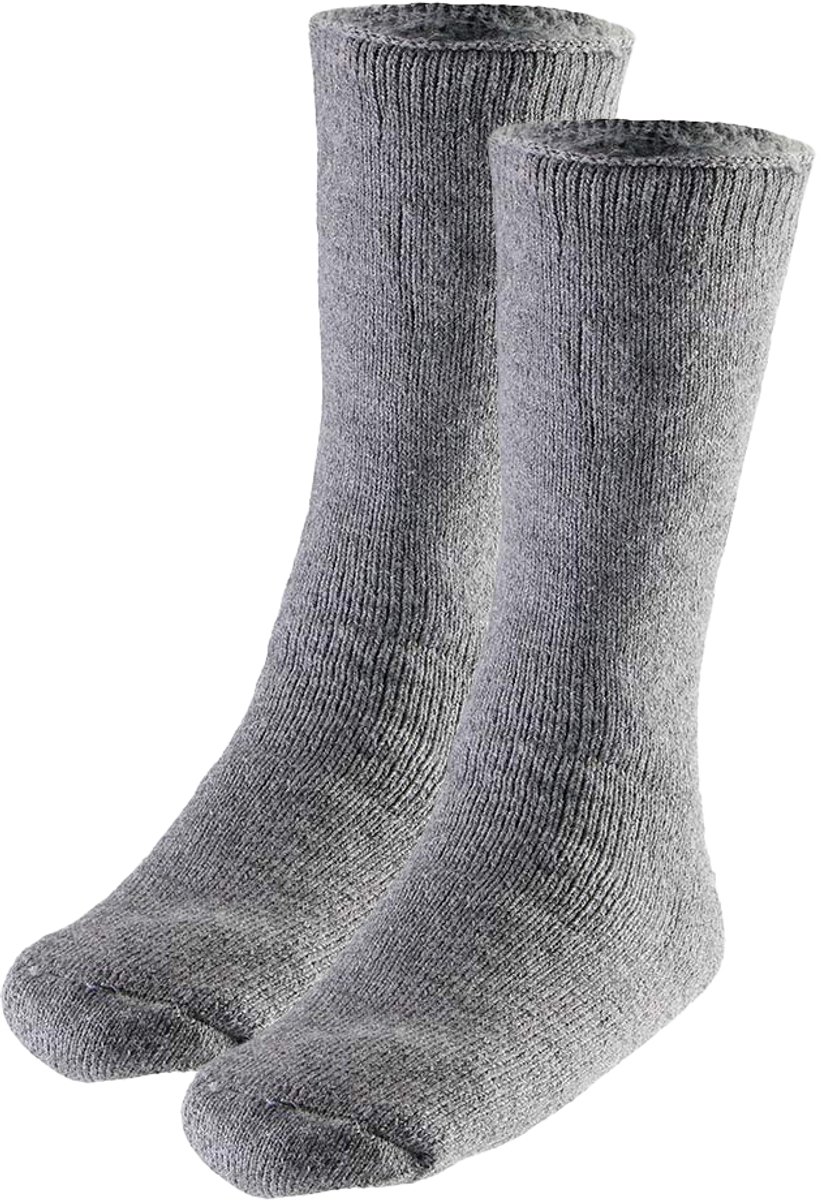 Heatkeeper - Thermo sokken heren - 41/46 - Medium Grijs - 1-Paar - Thermo sokken man