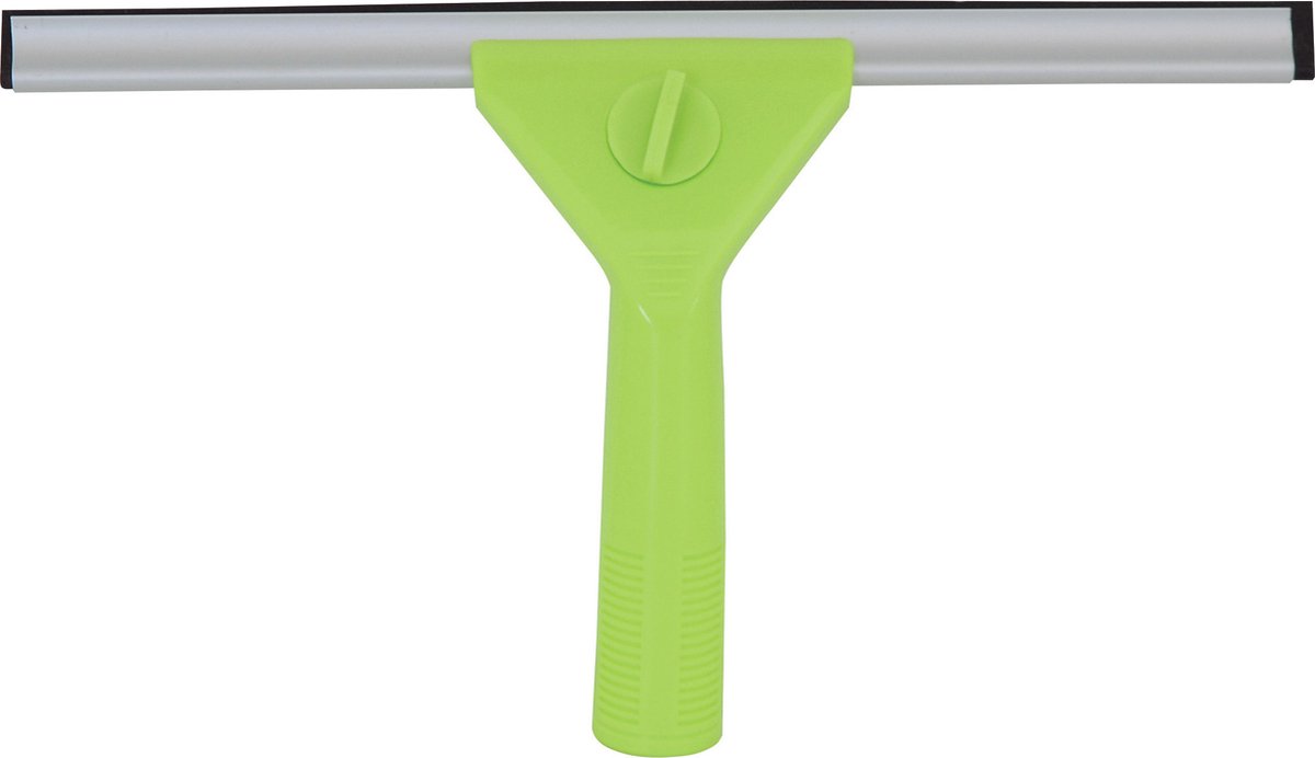 Goedkoopste MSV Raamwisser/raamtrekker - kunststof handvat - limegroen - 40 cm breed - douche wisser