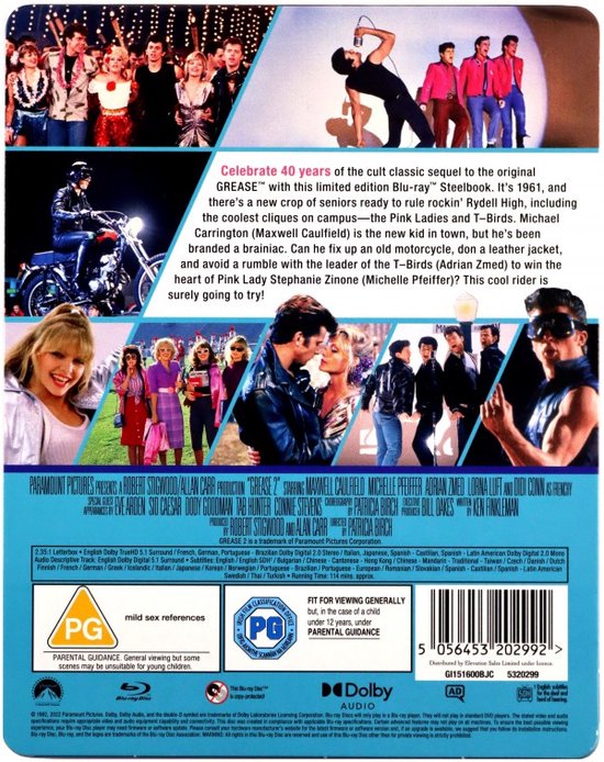 Movie Grease 2 (Bluray), Lorna Luft Dvd's bol