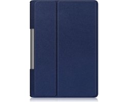 Shop4 - Geschikt voor Lenovo Yoga Smart Tab 10.1 Hoes - Smart Book Case Donker Blauw