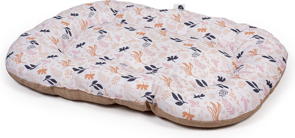 Duvoplus – Dierenkussen – Hond – Ovaal Kussen Doorstikt Breezy 71x52x7,5cm Wit – 1st