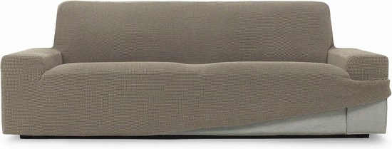 Bankhoes Linnen Niagara Sofaskins | Bankhoes 3 Zitsbanken 180 - 230 cm | Stretch Zetelhoes | Bank beschermer | Bankbeschermer voor Honden en Katten