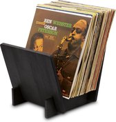 Dynavox ST40 houten LP standaard maximaal 40 albums zwart