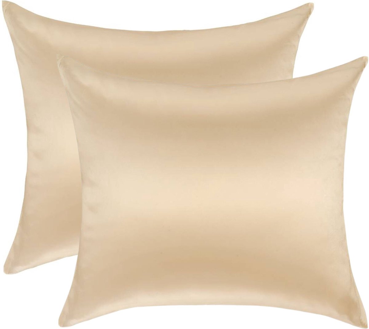 2x Zijden Kussensloop Peach Blush - 19MM - Silk Heaven - 50x70cm / Hotelsluiting