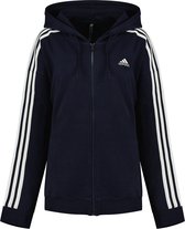 Adidas Sportswear 3s Ft O Sweatshirt Met Volledige Rits Blauw S Vrouw