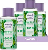 Andrélon Pro Nature Bamboo Volume Boost Haarconditioner 400 ml - 3 Stuks - Voordeelverpakking