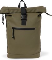 Norlander Dull PU Waterproof Backpack 40L - Roll Top Backpack - Sac à dos de vélo - Olive