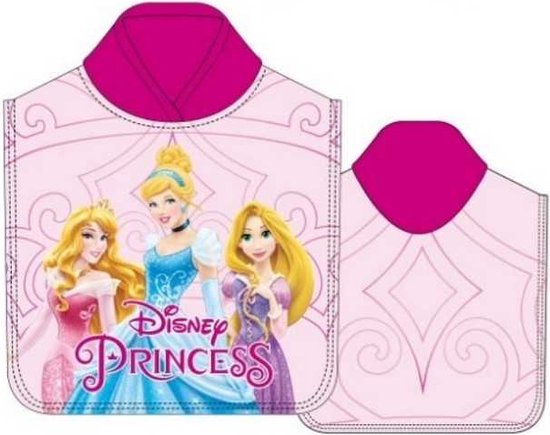 Poncho de bain Disney Princess - rose - Poncho princesse - séchage rapide