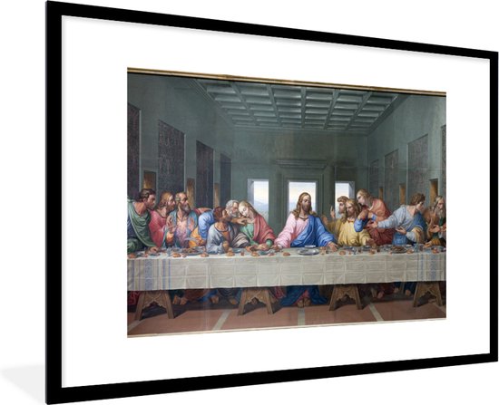 Fotolijst incl. Poster - Het laatste avondmaal - Leonardo da Vinci