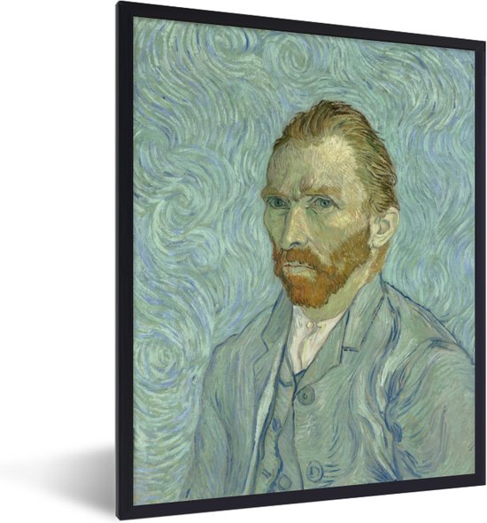 Fotolijst incl. Poster - Zelfportret - Vincent van Gogh - 30x40 cm - Posterlijst