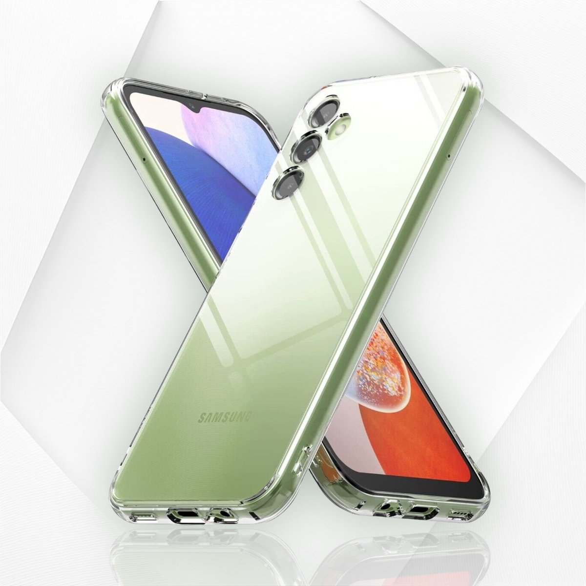 Samsung Galaxy A34 Ultieme Silicone Case - Samsung A34 5G Transparante Bescherming Hoesje - Premium Zachte Silicon Hoesje voor Samsung Galaxy A34