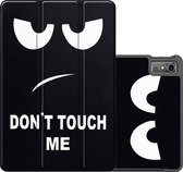 Hoesje Geschikt voor Lenovo Tab M10 5G Hoesje Case Hard Cover Hoes Book Case - Don't Touch Me
