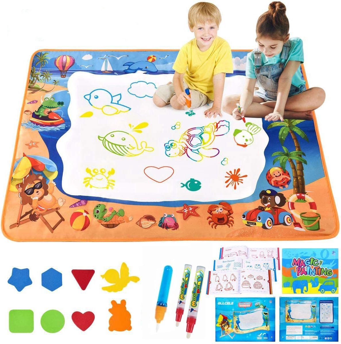 Aquadoodle, Jouet Enfant 1 2 3 Ans Tapis Dessin Eau Bebe Cadeau