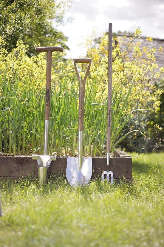 Traditionele RVS bollenplanter met lange steel — afbeelding 2