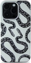 iPhone 12 Pro hoesje - magsafe hoesje / Starcase Battling Snakes - Snake / iPhone hoesje met Magsafe - Kunstleer