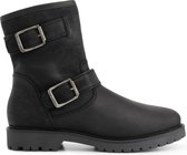 Travelin' Vattrup Dameslaarzen - Suede Leren boots - Zwart leer - Maat 39