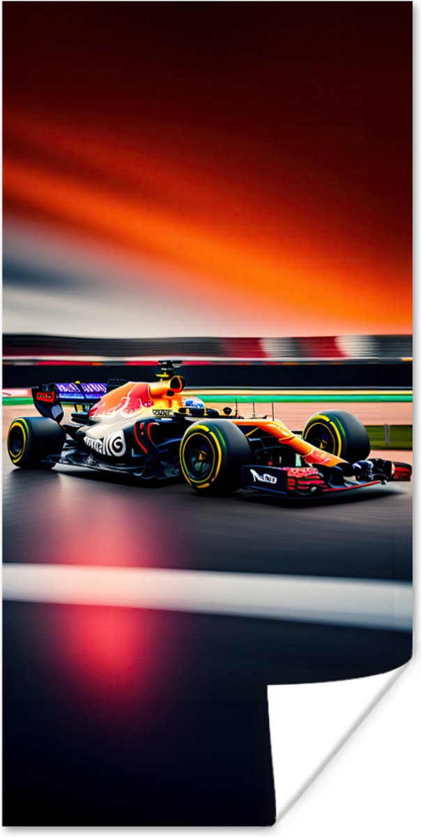 Poster Auto - Formule 1 - Circuit - Raceauto - 40x80 cm