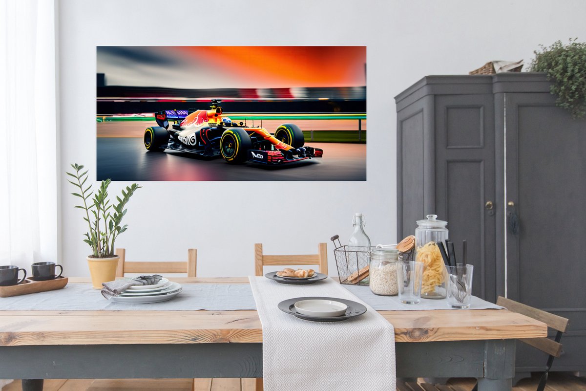 Poster Auto - Formule 1 - Circuit - Raceauto - 160x80 cm