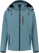 Travelin' Tage Heren Softshell Jas - Waterdicht en Winddicht - Blauw - Maat XL