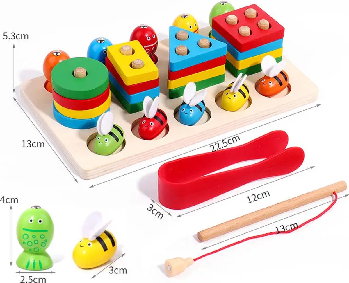 Cube D'activités Montessori En Bois - Jouet éducatif Pour Bébé 1 2 3 Ans