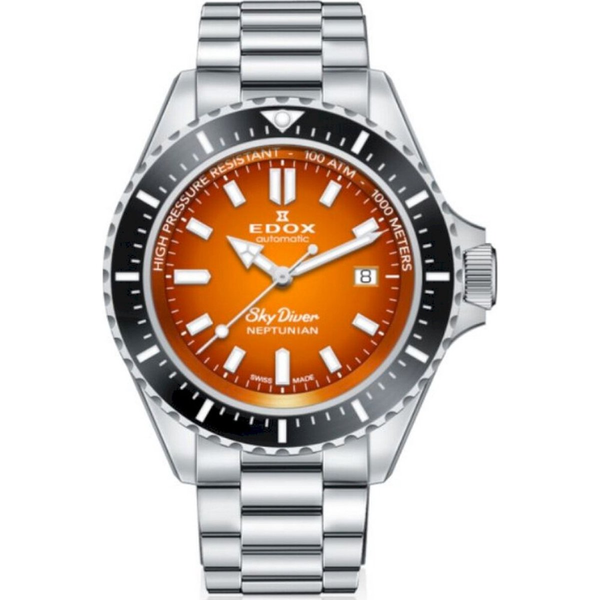 Edox - Polshorloge - Heren - Automatisch - Skydiver - 80120 3NM ODN