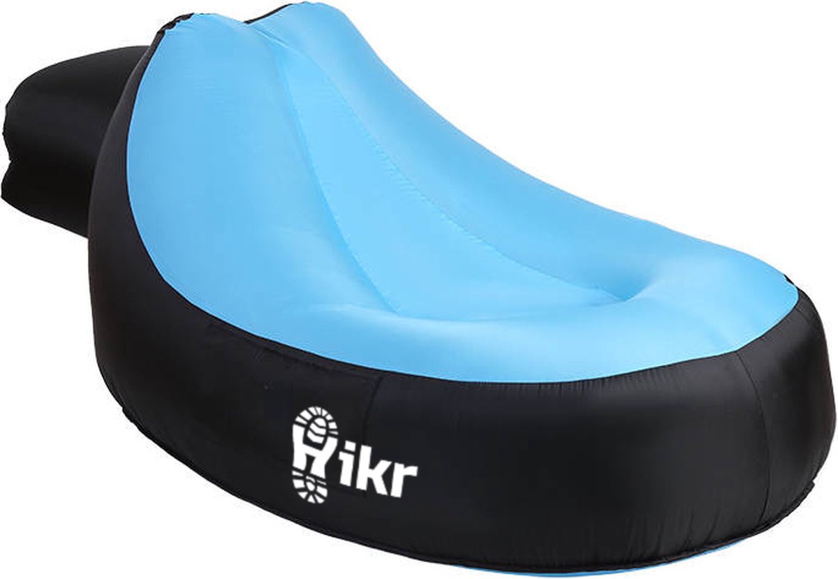 Hikr® Air Lounger - Premium Airlounger 150KG - Opblaasbare zitzak zwembad - Lucht zitzak & ligbed outdoor - Luchtzak & ligzak strand