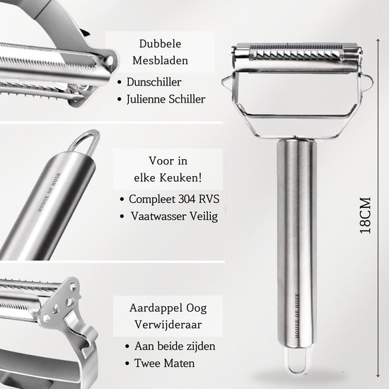 Eplucheur à julienne OXO acier inoxydable