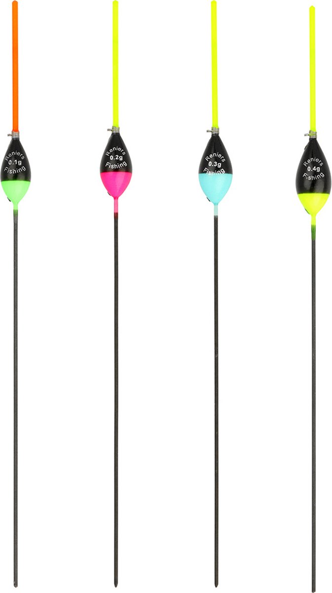 Reniers Fishing dobber RF P3 - Kleur: Rood,Maat: 0.10g