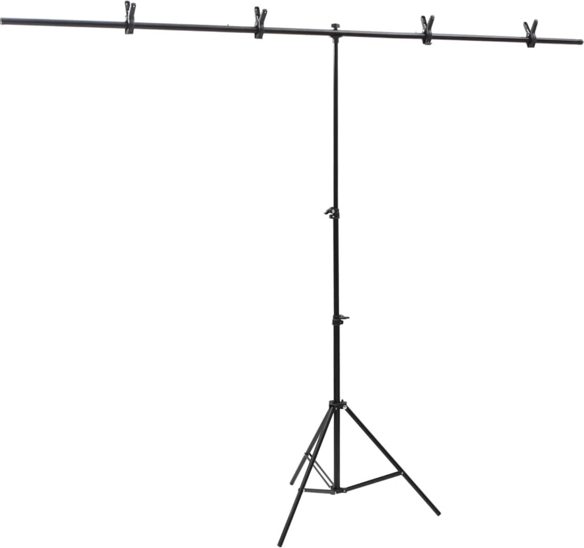 vidaXL - Fotostudioset - met - lichtset, - achtergrondscherm - en - reflector