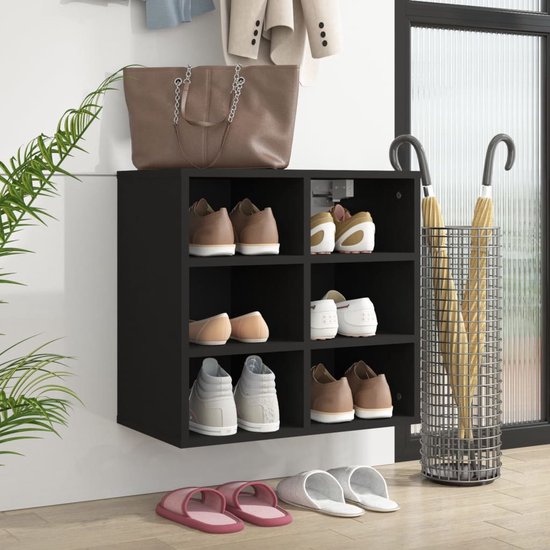 The Living Store Meuble à chaussures - Trendy - Meuble de rangement - 52,5  x 30 x 50... | bol.com