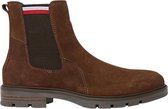 Tommy Hilfiger - Heren Laars Chelsea Boot - Bruin - Maat 44