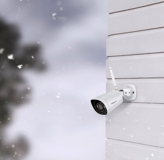 Foscam G4C Beveiligingscamera - Buitencamera - Kleur Nachtzicht 20m - 2K - IP66 - 4MP - Spotlight - Wit van Foscam — afbeelding 5