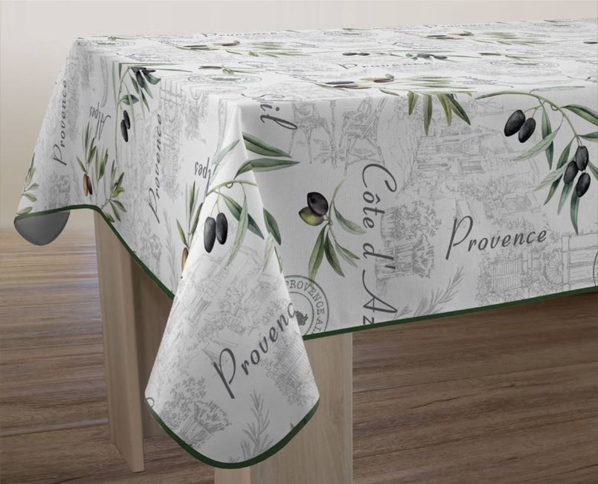 Tafelkleed anti-vlek Provence ovaal 240 cm Tafellaken - Decoratieve Tafel Accessoires - Woonkamer Decoratie - Bonne et Plus®
